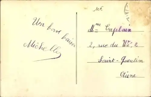 Ak Mont Saint Sulpice Yonne, Rue de Bouilly