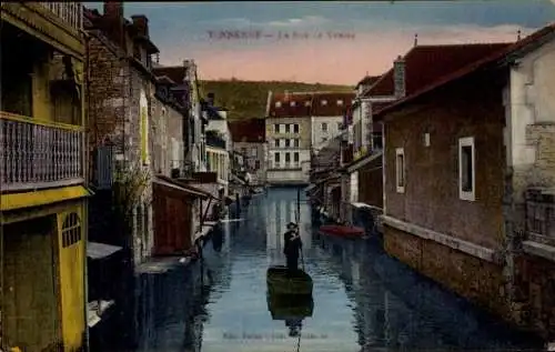Ak Tonnerre Yonne, Rue de Venise, Kanal