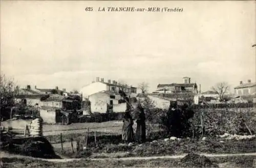 Ak La Tranche sur Mer Vendée, Teilansicht