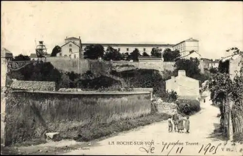 Ak La Roche sur Yon Vendée, Kaserne Travot