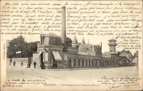 Ak Cusset Allier, Historisches Gebäude, Etablissement Sainte-Marie, 