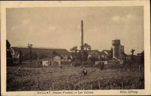 Ak Saillat Haute Vienne, Les Usines