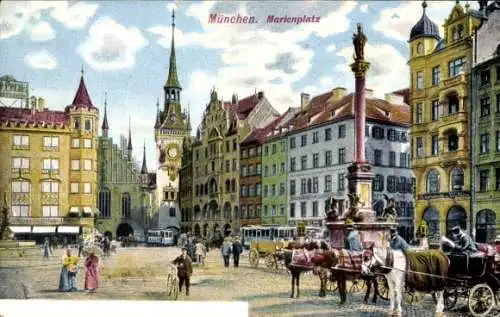 Ak München, Marienplatz