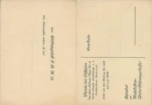 Klapp Ak 1. Westpr. Feldartillerie-Regiment 35, 39. Regimentsstiftungsfest