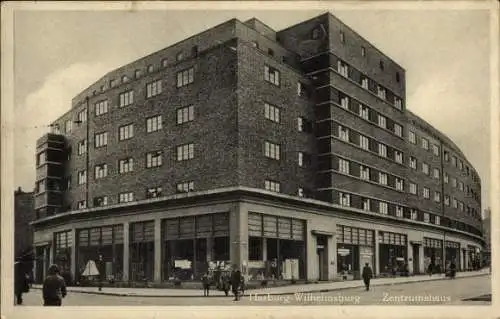 Ak Hamburg Harburg Wilhelmsburg, Zentrumshaus