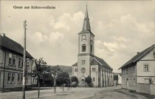 Ak Kaltennordheim in der Rhön, Kirche
