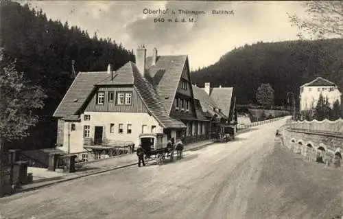 Ak Oberhof im Thüringer Wald, Bahnhof