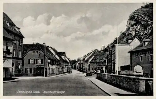 Ak Camburg an der Saale Thüringen, Blick auf Naumburgerstraße, Apotheke,  Häuser