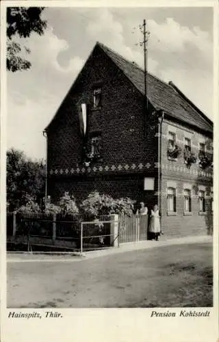 Ak Hainspitz in Thüringen, Pension Kohlstedt