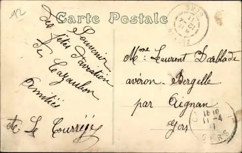 Ak E. Kühling im Bleriot-Eindecker