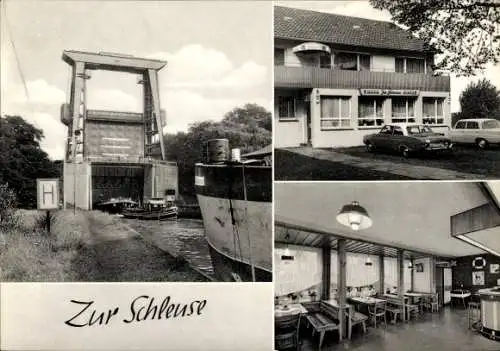Ak Dorsten im Ruhrgebiet, Gaststätte Zur Schleuse, Hammerweg 5, Schleuse