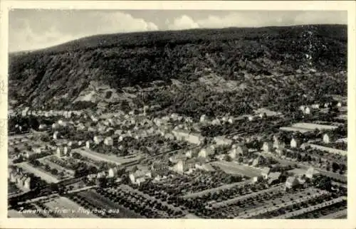 Ak Zewen Trier an der Mosel, Luftaufnahme, Stadtansicht von Zowen, Landschaft, 1943