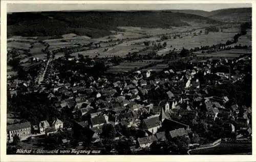 Ak Höchst im Odenwald, Luftaufnahme von  klare Sicht, ländliche Umgebung