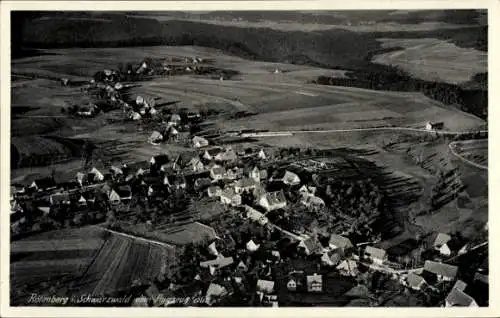 Ak Rötenberg Aichhalden im Schwarzwald, Luftaufnahme von  Schwarzwald, Hügel, Häuser