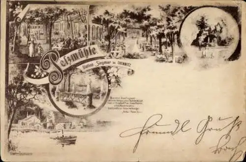 Ak Siegmar Chemnitz in Sachsen, Pelzmühle