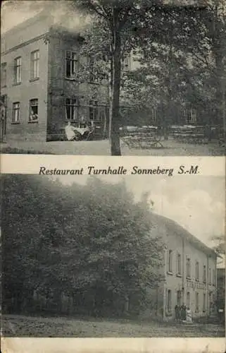 Ak Sonneberg in Thüringen, Restaurant Turnhalle