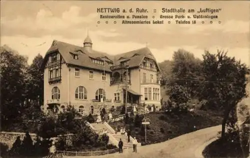 Ak Kettwig Essen im Ruhrgebiet, Stadthalle am Luftigen