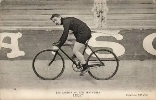 Ak Radrennfahrer Lerat, Sprinter