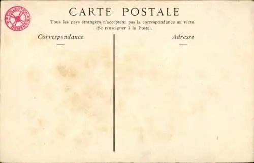 Ak Radrennfahrer Danjou, französischer Sprinter, auf der Radrennbahn