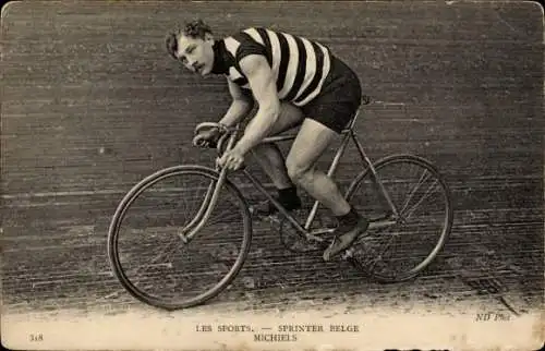 Ak Radrennfahrer Michiels, belgischer Sprinter