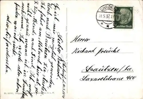 Ak Ohrdruf in Thüringen, Fliegeraufnahme