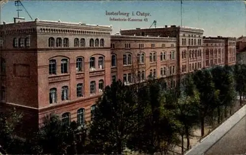 Ak Tschernjachowsk Insterburg Ostpreußen, Infanterie-Kaserne 45