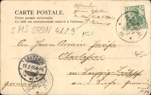 Ak Syrien, Kamelreiter, MSP No. 41, SMS Stein, 41.2.9