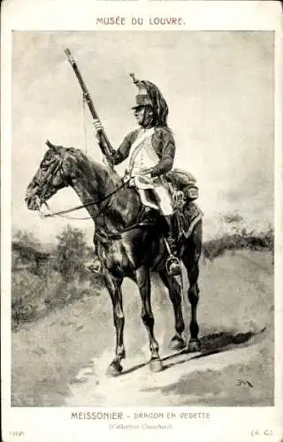 Künstler CPA Meissonier, Dragon en Vedette, Musee du Louvre