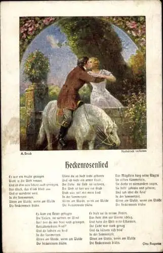 Lied Ak Heckrosenlied