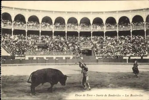 Ak Stierkampf, Les Banderilles