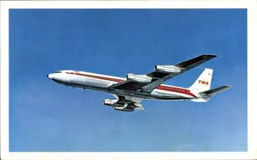 Ak Amerikanisches Passagierflugzeug, Trans World Airlines, TWA Star Stream