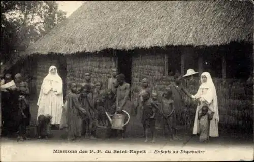 Ak Missionen der PPs des Heiligen Geistes, Kinder in der Apotheke