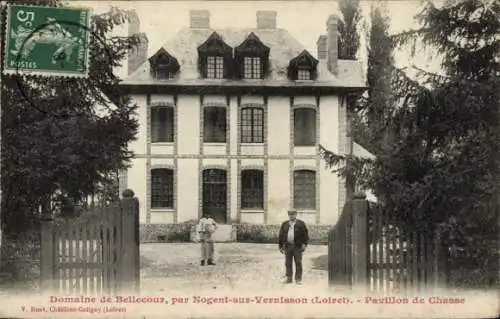 Ak Nogent sur Vernisson Loiret, Domaine de Bellecour, Pavillon de Chasse