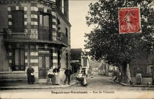 Ak Nogent sur Vernisson Loiret, Rue de Vilmorin