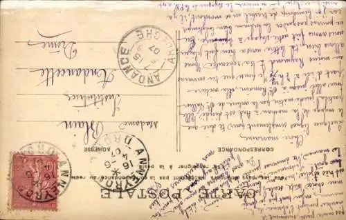 Ak Variete-Darstellerin Bellanger, Porträt