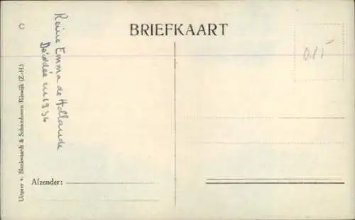 Foto Ak Portrait der Königin Mutter, Kette