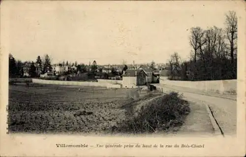 Ak Villemomble Seine Saint Denis, Landschaftsansicht, Straße, Häuser, Bäume