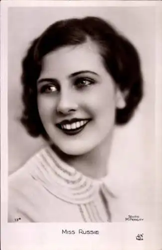 Foto Ak Miss Russland, Portrait