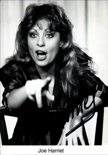 Ak Schauspielerin Joe Harriet, Portrait, Autogramm