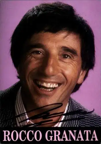 Foto Sänger Rocco Granata, Autogramm