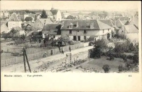 Ak Meaulne Allier, Gesamtansicht