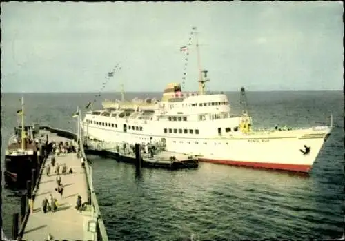Ak Hörnum auf Sylt Nordfriesland, Dampfer Bunte Kuh