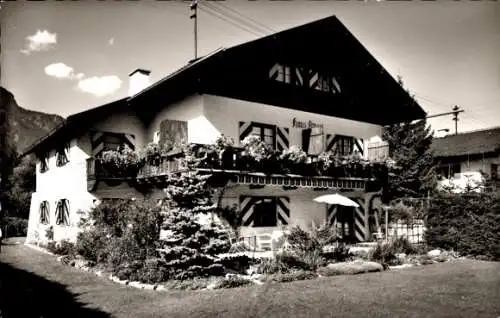 Ak Garmisch Partenkirchen in Oberbayern, Gasthaus, Ehrwaldstraße
