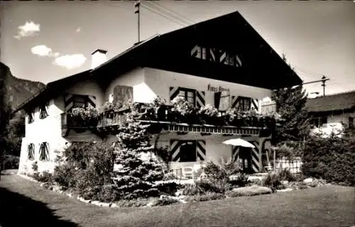 Ak Garmisch Partenkirchen in Oberbayern, Gasthaus, Ehrwaldstraße 10