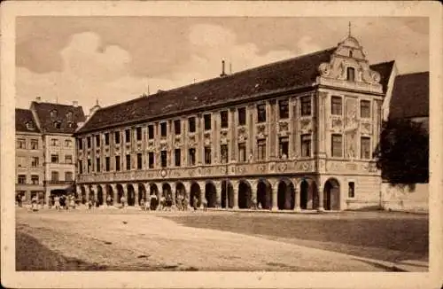 Ak Memmingen in Schwaben, Ehemaliges Steuerhaus