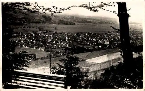 Ak Oberkirch im Renchtal Baden, Panoramablick auf  ländliche Umgebung, Bäume im Vordergrund