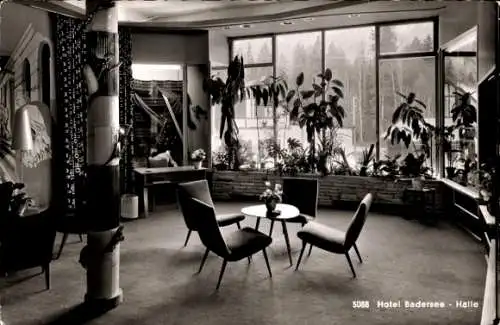 Ak Grainau in Oberbayern, Hotel Badersee, Halle