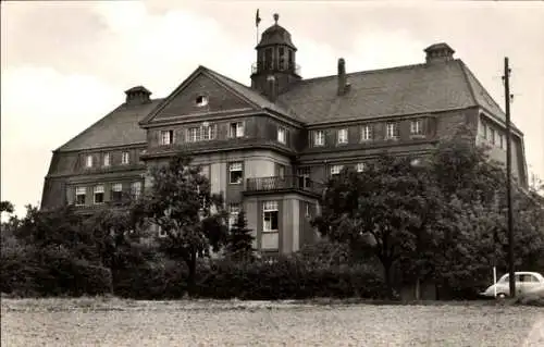 Ak Zschadraß Zschadrass Colditz in Sachsen, Historisches Gebäude, Heilstätten, Haus 20, Schwarz-W