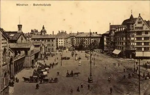 Ak München, Bahnhofplatz