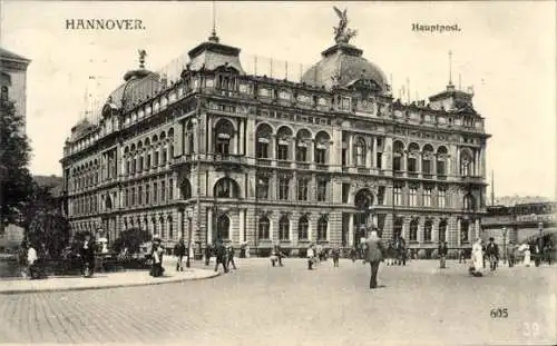 Ak Hannover in Niedersachsen, Hauptpost